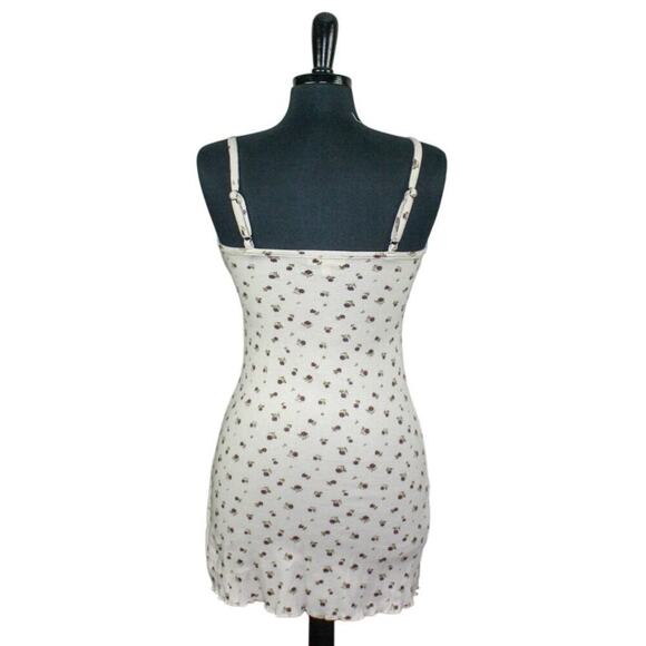 Kirious Los Angeles Mini Dress Floral Babydoll Bodycon Summer Y2K M - Picture 2 of 3